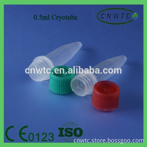 Free standing 0.5ml cryotubes
